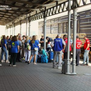 На Буковину прибув евакуаційний потяг з Донеччини.