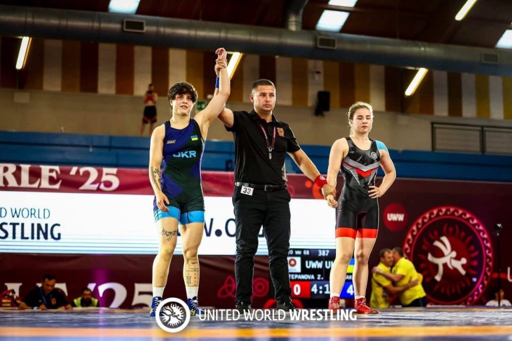 Буковина Олександра Рибак стала чемпіонкою Європи з боротьби серед юніорів.