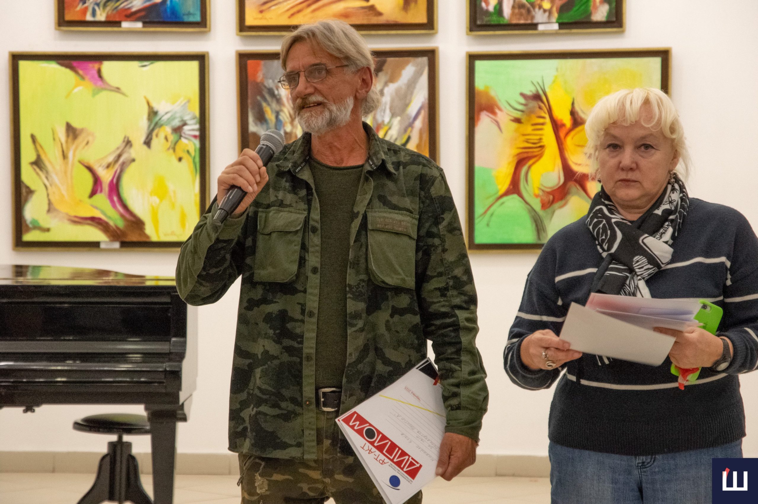 VI Всеукраїнське трієнале абстрактного мистецтва “ART-AKT” відкрили у Чернівцях 