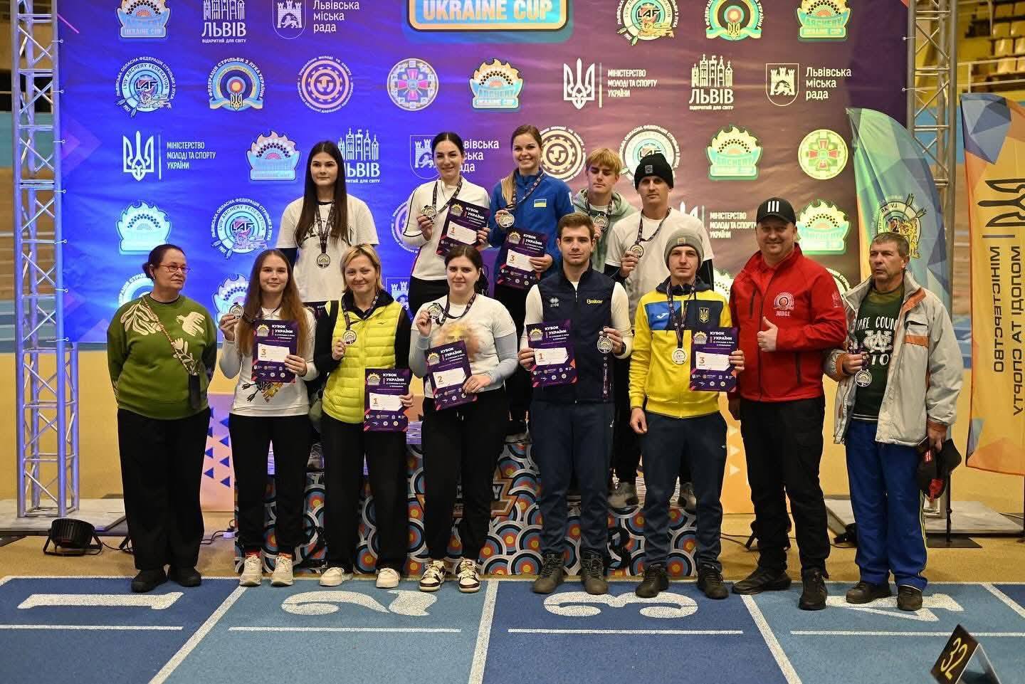 Чернівецькі лучники здобули призові місця на Кубку України